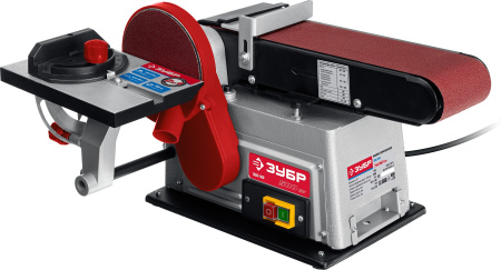 500 Вт тарельчато-ленточный шлифовальный станок ЗУБР