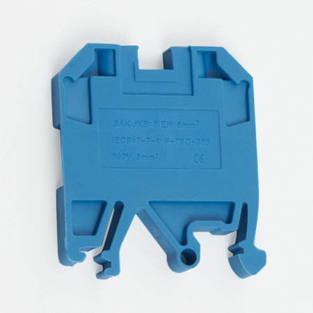 Зажим наборный изолированный (винтовой) ЗНИ - 6,0 (JXB 6), синий, STEKKER, LD551-2-60