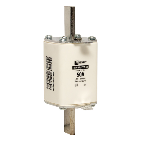 Плавкая вставка ППН-35 250/ 50А габарит 1 PROxima EKF