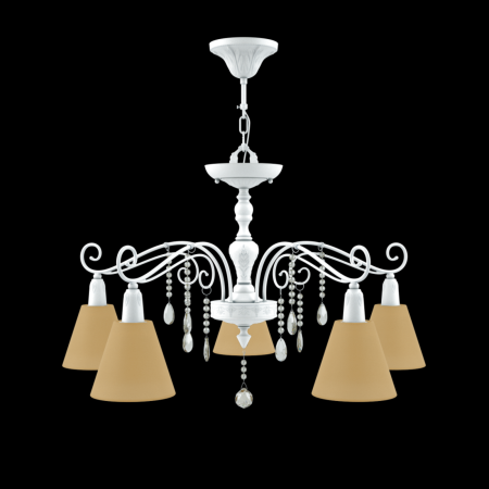 Люстра 5*E14 40Вт Матовый Белый IP20 Provence 13 E4-05-WM-LMP-O-23-CRL-E4-05-CH-DN Maytoni