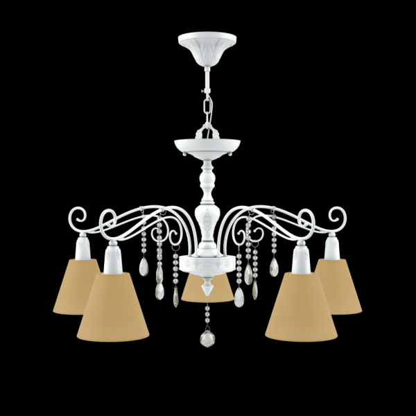 Люстра 5*E14 40Вт Матовый Белый IP20 Provence 13 E4-05-WM-LMP-O-23-CRL-E4-05-CH-DN Maytoni