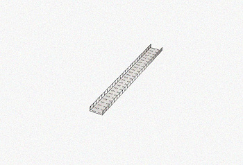 Лоток замковый перфорированный ЛМЗ 150х50х2000 УТ1,5, оцинкованный лист, S1,2