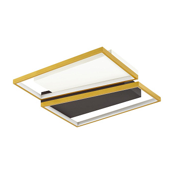 Люстра потолочная димм.с ДУ LED 72W 4752Лм 220V TARO белый,черный,матовое золото LUMION