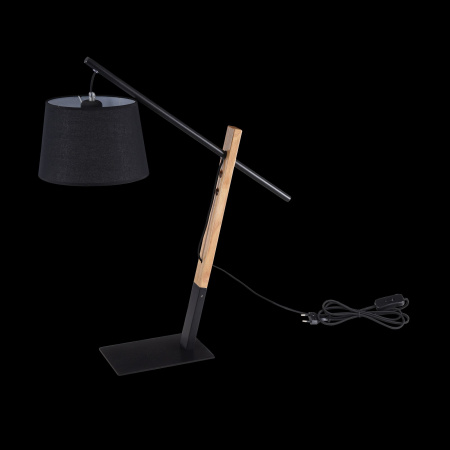 Настольная лампа 1*E27 60Вт Черный IP20 Laredo Z549TL-01B Maytoni