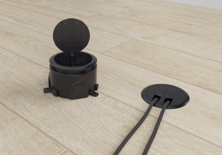 Donel Лючок в пол 3 мод. (1,5 мод. 45х45 мм.), пластик