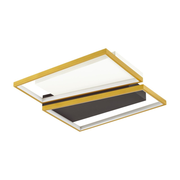 Люстра потолочная димм.с ДУ LED 72W 4752Лм 220V TARO белый,черный,матовое золото LUMION