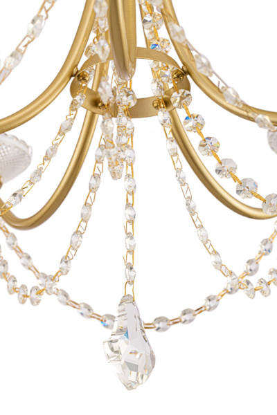 Люстра 5*E14 40Вт Золото IP20 Zoe FR2009PL-05G Freya