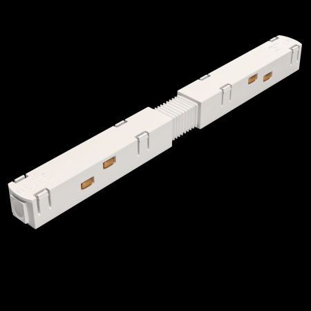 Прямой коннектор питания Пластик Белый TRA004PC-22W Technical