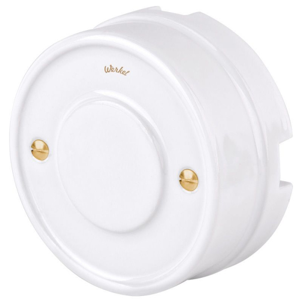 Винты для распределительной коробки/TV розетки 2 шт. (золото) Ретро Werkel