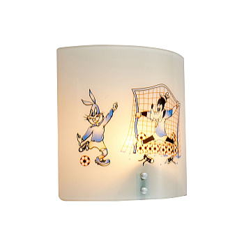 16-187 Светильник декоративный, настенный, 1хЕ27, 60Вт, 220В, основание белое, плафон стекло, 200х220х65мм, лампочка в комплект не входит APEYRON