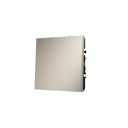 Проходной переключатель встраиваемый Voltum S70 одноклавишный 10А, (кашемир)