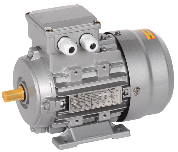 Электродвигатель асинхронный трехфазный АИС 56B4 380В 0,09кВт 1500об/мин 1081 DRIVE IEK