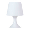 12-117 Светильник декоративный, настольный, пласт. корп., пласт. плафон, 1хЕ14 15Вт, 220В, белый, Ø195х280мм. Apeyron