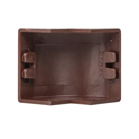 Угол внешний (25х16) (4 шт) темное дерево EKF-Plast