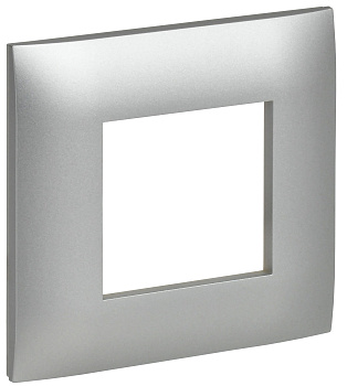 SKANDY Рамка 1-местная SK-F01S серебряный IEK