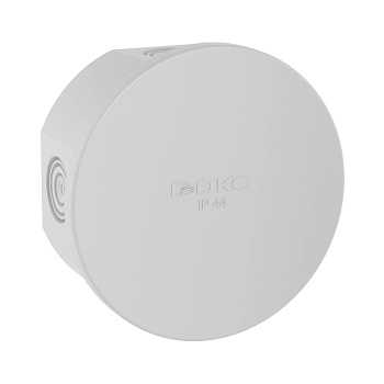 Коробка ответвит. с 4 кабельными вводами д.20мм, IP44, д.80х40мм R DKC