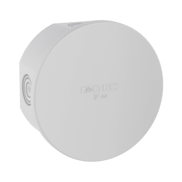 Коробка ответвит. с 4 кабельными вводами д.20мм, IP44, д.80х40мм DKC