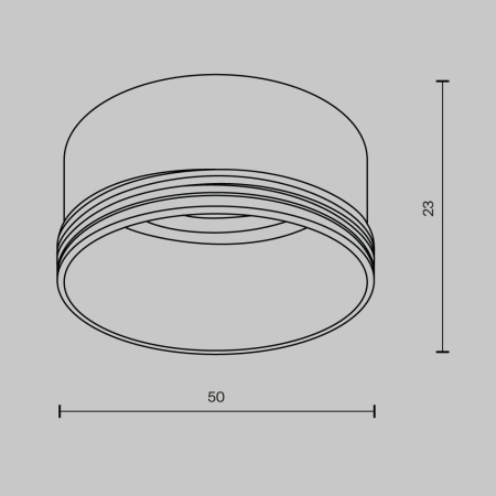 Декоративное кольцо для Focus Led 12Вт Белый (RingM-12-W) Technical Maytoni