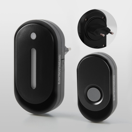 Звонок беспроводной 36M черный IP20 (a056381) Elektrostandard