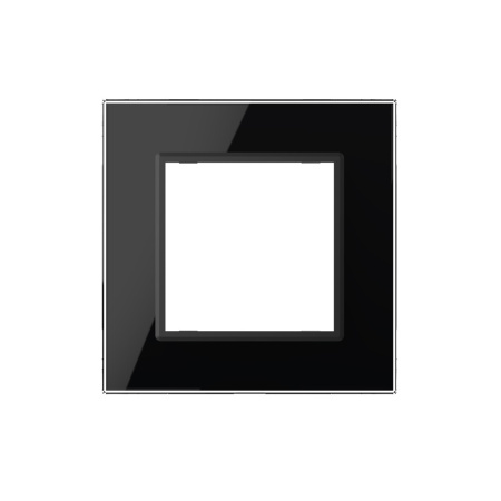 Рамка для розетки Черная Livolo