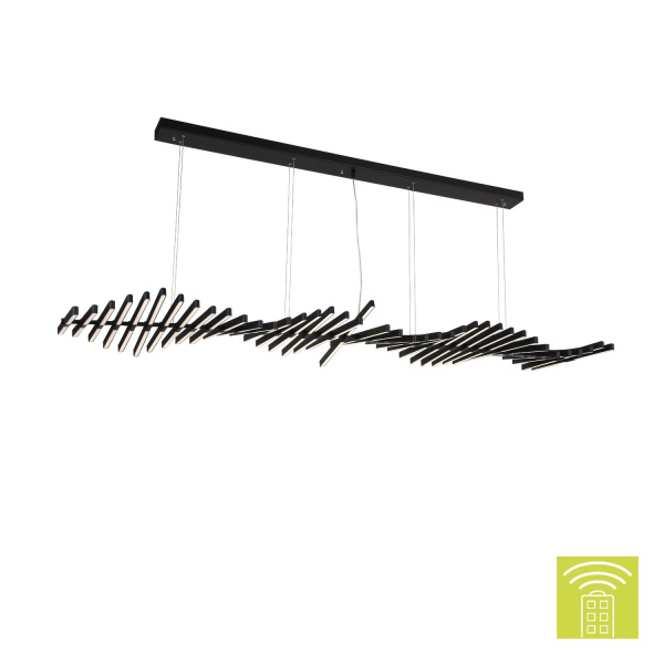 Люстра подвесная Черный/Черный, Белый LED 40*5Вт 3000-6000К SLD001.403.40 ST LUCE