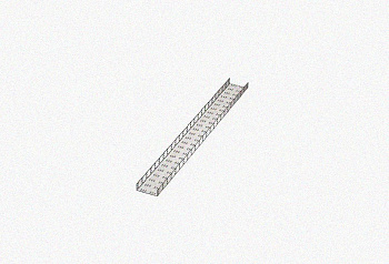 Лоток замковый перфорированный ЛМЗ 150х150х2000 УХЛ1, оцинкованный лист, S1,0