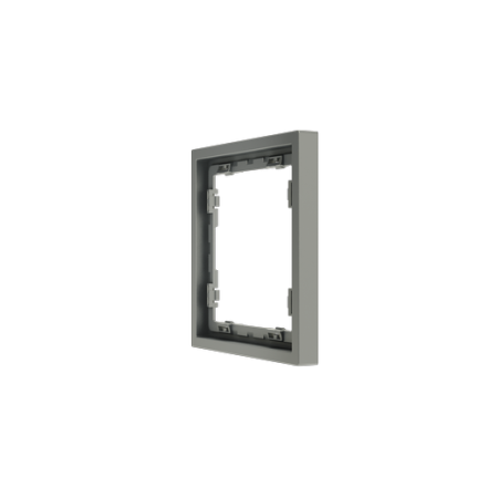 Рамка пластиковая Voltum S70 на 1 пост, (сталь)