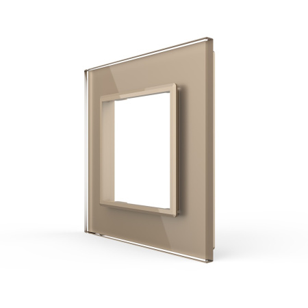 Рамка для розетки Золотая Livolo