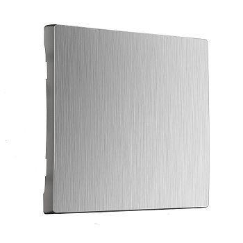 Клавиша для выключателя перекрестного (серебряный рифленый) СУ IP20 Werkel