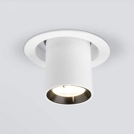 Встраиваемый точечный светодиодный светильник 10Вт 4200К белый матовый IP20 (a052448) Elektrostandard