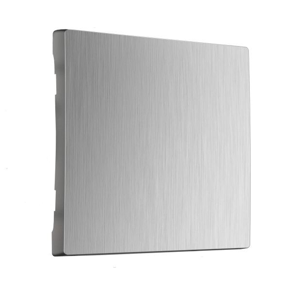 Клавиша для выключателя перекрестного (серебряный рифленый) СУ IP20 Werkel