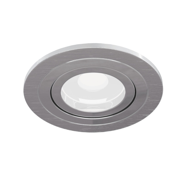 Встраиваемый светильник 1*GU10 50Вт Серебро IP20 Atom DL023-2-01S Technical