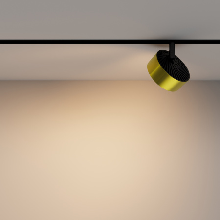 Трековый светильник LED 18Вт Черный и Латунь IP20 Magnetic track system Exility TR040-4-18W3K-DS-BBS Technical Maytoni
