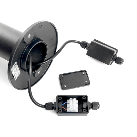 Светильник садово-парковый Feron DH1006, столб, 2*GX53 230V, черный