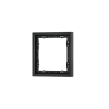 Рамка пластиковая Voltum S70 на 1 пост, (графит)