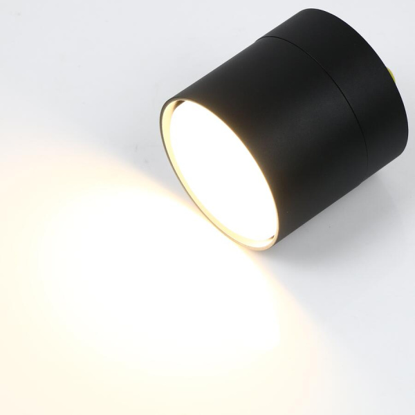 Спот на основании GWL-GX53-M-IP20 Одинарный Черный Направленный Вихрь General