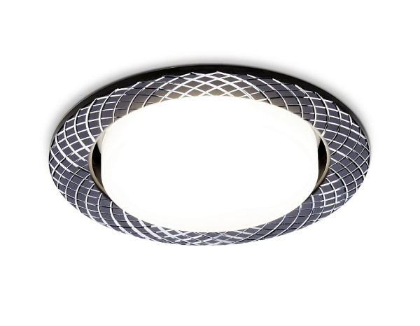 Встраиваемый точечный светильник G818 BK черный GX53 Ambrella Light