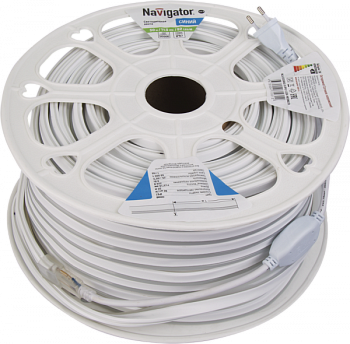 Лента LED "Гибкий Неон" синийсвеч.. 220В 9Вт/м 92 диод/м IP67 Navigator