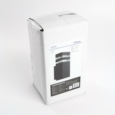 Светильник садово-парковый Feron DH0806, на стену вверх, E27 230V, черный