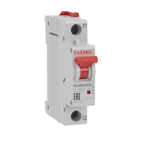 Независимый расцепитель YON MD63-24 (12…110VAC 12…60VDC) (подходит дляMD63; MD63P; MDV) DKC