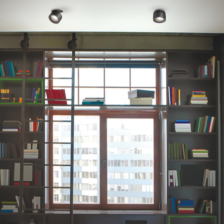 Св-к встр.св/д IP20 LED 25W 4000K 2200Лм 100-265V GRODA черный NOVOTECH