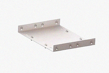 Соединитель лотковый замковый СЛЗ-500х100х1,5 УХЛ1, нержавеющая сталь, S1,5