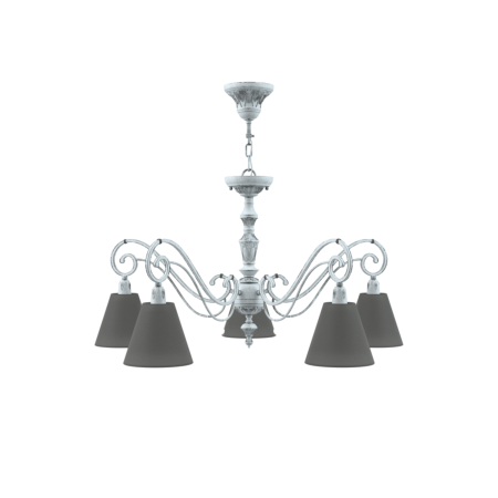 Люстра 5*E14 40Вт Серый IP20 Classic 18 E3-05-G-LMP-O-22 Maytoni