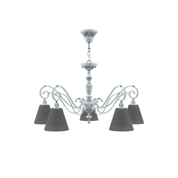 Люстра 5*E14 40Вт Серый IP20 Classic 18 E3-05-G-LMP-O-22 Maytoni