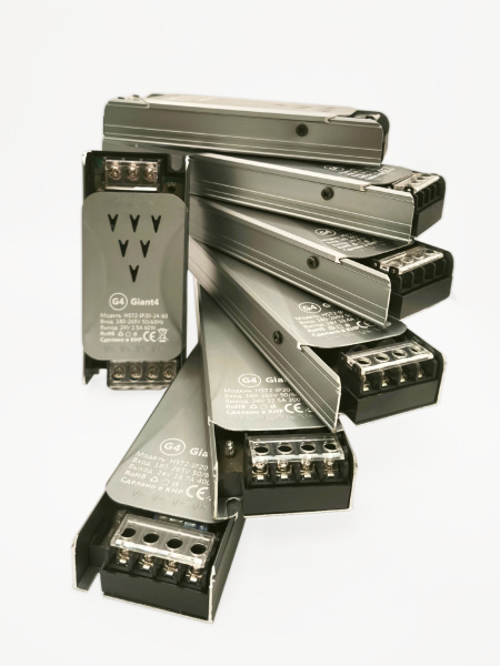 Блок питания Узкий Premium 24V 300W IP20 без кулера Giant4 