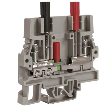 Клемма для амперметра со скользящим размыкателем 10 кв. бежевый DKC