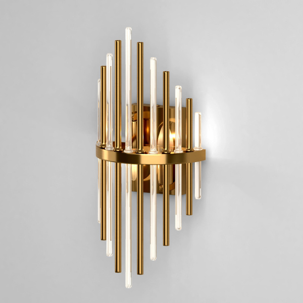 Настенный светильник 2*E14 60Вт латунь IP20 Allure (356/2 латунь) Bogate's