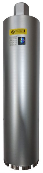 Коронка алмазная 112*450 Laser 1 1/4 UNC HD714 Hilberg