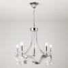 Подвесная люстра в классическом стиле 5*E14 60Вт хром IP20 Adelia (60064/5 хром) Eurosvet