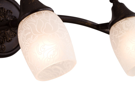 Светильник спот 3*E14 40Вт Коричневый IP20 Margaret SP563-CW-03-R Maytoni